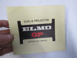 Elmo GP projektori -käyttöohje englanniksi sekä erillinen suomennos