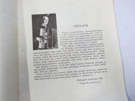 Pianoharmonikan aakkoset (pieniä pianoharmonikkoja varten)