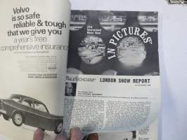 Autocar London Show Report 1966 Motor Show (Lontoo) -autonäyttelyn erikoisnumero