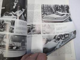Purje ja moottori 1968 nr 2, Pikkuveneellä Euroopan kanaville, Navigointi satelliittitasolle, Earls Court näyttely, Borstö, Glastron-veneet, Meridieselit alle 500 hv