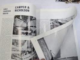 Purje ja moottori 1968 nr 2, Pikkuveneellä Euroopan kanaville, Navigointi satelliittitasolle, Earls Court näyttely, Borstö, Glastron-veneet, Meridieselit alle 500 hv