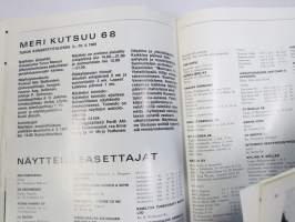 Purje ja moottori 1968 nr 2, Pikkuveneellä Euroopan kanaville, Navigointi satelliittitasolle, Earls Court näyttely, Borstö, Glastron-veneet, Meridieselit alle 500 hv