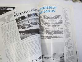 Purje ja moottori 1968 nr 2, Pikkuveneellä Euroopan kanaville, Navigointi satelliittitasolle, Earls Court näyttely, Borstö, Glastron-veneet, Meridieselit alle 500 hv