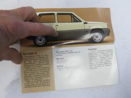 Fiat - Fiat mallisto 1984 -myyntiesite / brochure