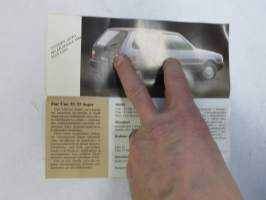 Fiat - Fiat mallisto 1984 -myyntiesite / brochure