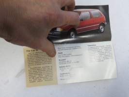 Fiat - Fiat mallisto 1984 -myyntiesite / brochure