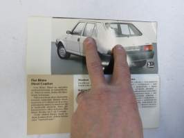 Fiat - Fiat mallisto 1984 -myyntiesite / brochure