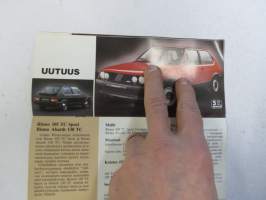 Fiat - Fiat mallisto 1984 -myyntiesite / brochure