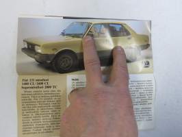 Fiat - Fiat mallisto 1984 -myyntiesite / brochure