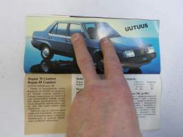 Fiat - Fiat mallisto 1984 -myyntiesite / brochure