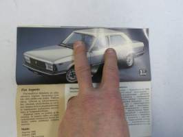 Fiat - Fiat mallisto 1984 -myyntiesite / brochure
