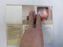 Fiat - Fiat mallisto 1984 -myyntiesite / brochure
