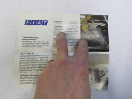 Fiat - Fiat mallisto 1984 -myyntiesite / brochure