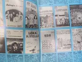 Love Records / Eteenpäin / Mellow Music / MNV / Ampex / Coronet musiikkikasetit 1975 -myyntiesite, kuvattu kansineen