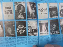 Love Records / Eteenpäin / Mellow Music / MNV / Ampex / Coronet musiikkikasetit 1975 -myyntiesite, kuvattu kansineen