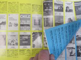 Love Records / Eteenpäin / Mellow Music / MNV / Ampex / Coronet musiikkikasetit 1975 -myyntiesite, kuvattu kansineen