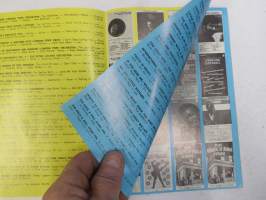 Love Records / Eteenpäin / Mellow Music / MNV / Ampex / Coronet musiikkikasetit 1975 -myyntiesite, kuvattu kansineen