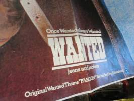 Wanted Jeans -nuorisolehden keskiaukeamajuliste