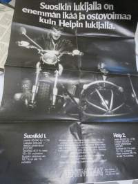 Bonnie Tyler / Lukijatutkimus rahankäytöstä Suosikki / Help -Suosikki-nuorisolehden keskiaukeamajuliste