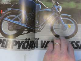 Tunturi Super Sport 1977 mopedi -myyntiesite / moped brochure