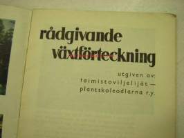 Rådgivande växtförteckning