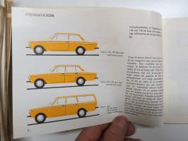 Volvo 142 / 144 / 145 1973 Instruktionsbok -käyttöohjekirja, ruotsinkielinen