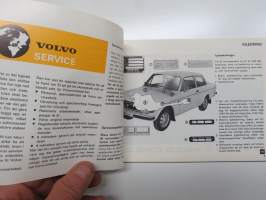 Volvo 142 / 144 / 145 1973 Instruktionsbok -käyttöohjekirja, ruotsinkielinen
