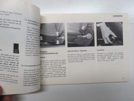 Volvo 142 / 144 / 145 1973 Instruktionsbok -käyttöohjekirja, ruotsinkielinen