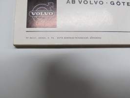 Volvo 142 / 144 / 145 1973 Instruktionsbok -käyttöohjekirja, ruotsinkielinen