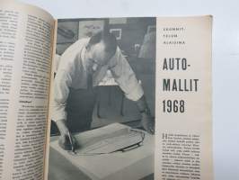 Tuulilasi 1964 nr 4, Yllättävä tutkimus, autojen värin  vaikutuksesta kolarialttiuteen, Monte Carlon raharalli, Rengas repeää, Glas 1204, Koeajo mm. Ford Mustang, ym