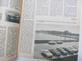 Tuulilasi 1964 nr 4, Yllättävä tutkimus, autojen värin  vaikutuksesta kolarialttiuteen, Monte Carlon raharalli, Rengas repeää, Glas 1204, Koeajo mm. Ford Mustang, ym