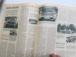 Tuulilasi 1964 nr 4, Yllättävä tutkimus, autojen värin  vaikutuksesta kolarialttiuteen, Monte Carlon raharalli, Rengas repeää, Glas 1204, Koeajo mm. Ford Mustang, ym