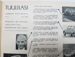 Tuulilasi 1965 nr 5, Simca 1500, Kuljettajatutkinto, Moottorin rengastus, Koeajo Chevelle Malibu, Polttoainekennoauto - kuinka kaukana?, Jalta ZAZ-965 AE, Le Mans ym