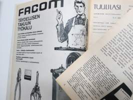 Tuulilasi 1965 nr 5, Simca 1500, Kuljettajatutkinto, Moottorin rengastus, Koeajo Chevelle Malibu, Polttoainekennoauto - kuinka kaukana?, Jalta ZAZ-965 AE, Le Mans ym