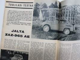 Tuulilasi 1965 nr 5, Simca 1500, Kuljettajatutkinto, Moottorin rengastus, Koeajo Chevelle Malibu, Polttoainekennoauto - kuinka kaukana?, Jalta ZAZ-965 AE, Le Mans ym