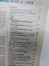 Suomen Kuvalehti 1994 nr 10, 11.3.1994, Romanttinen rakkaus, Kuljetukset Venäjälle jatkuvat, Seela Sella, Bryssel, Eero Paloheimo - Ekokylä, Schindlerin lista, ym.