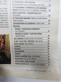 Suomen Kuvalehti 1994 nr 10, 11.3.1994, Romanttinen rakkaus, Kuljetukset Venäjälle jatkuvat, Seela Sella, Bryssel, Eero Paloheimo - Ekokylä, Schindlerin lista, ym.