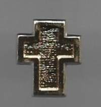 Sotilasdiakoni, varusmiespappi/ -diakoni  aselajitunnus  joukko-osastotunnus  1 kpl satiainen