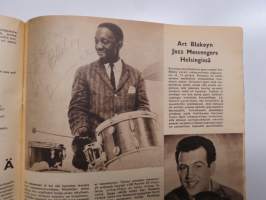 Elokuva-Aitta 1962 nr 4, Kansikuva Elina Salo, Filmikamera Afrikassa, Kauneudenhoitoa koulutunneilla, Ann-Margret, Art Blakey Helsingissä, George Nader, El Cid, ym.
