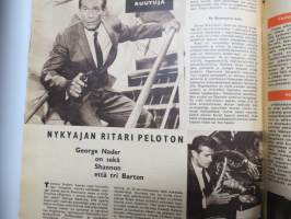 Elokuva-Aitta 1962 nr 4, Kansikuva Elina Salo, Filmikamera Afrikassa, Kauneudenhoitoa koulutunneilla, Ann-Margret, Art Blakey Helsingissä, George Nader, El Cid, ym.