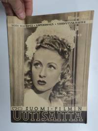 Suomi-Filmin Uutisaitta 1943 nr 3, Hedi ja Margot Höpfner tanssivat Keisarinvalssin elokuvassa, Ranskalaiset elokuvat, uusi Agfacolor-menetelmä, Neiti Tuittupää...