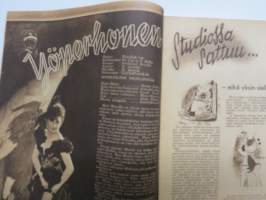 Suomi-Filmin Uutisaitta 1943 nr 3, Hedi ja Margot Höpfner tanssivat Keisarinvalssin elokuvassa, Ranskalaiset elokuvat, uusi Agfacolor-menetelmä, Neiti Tuittupää...