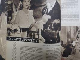 Suomi-Filmin Uutisaitta 1943 nr 3, Hedi ja Margot Höpfner tanssivat Keisarinvalssin elokuvassa, Ranskalaiset elokuvat, uusi Agfacolor-menetelmä, Neiti Tuittupää...