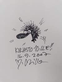 Kiroileva siili (signeerattu)