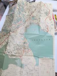 Luovutettu Karjala 1940 - Suomen yleiskartan näköispainos - Karttakeskus 2016