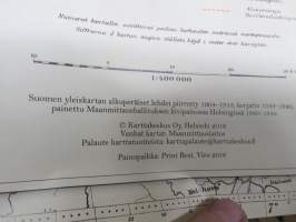 Luovutettu Karjala 1940 - Suomen yleiskartan näköispainos - Karttakeskus 2016