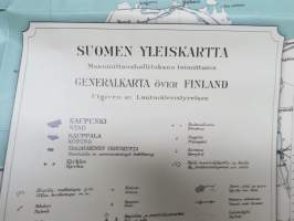 Luovutettu Karjala 1940 - Suomen yleiskartan näköispainos - Karttakeskus 2016