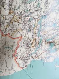Luovutettu Karjala 1940 - Suomen yleiskartan näköispainos - Karttakeskus 2016
