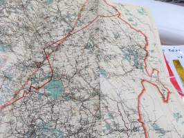 Luovutettu Karjala 1940 - Suomen yleiskartan näköispainos - Karttakeskus 2016