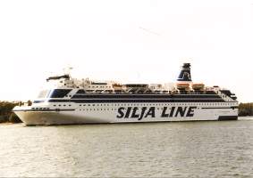 MS Silja Festival.  -   valokuva laivavalokuva  10x15 cm
